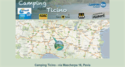 Desktop Screenshot of campingticino.it